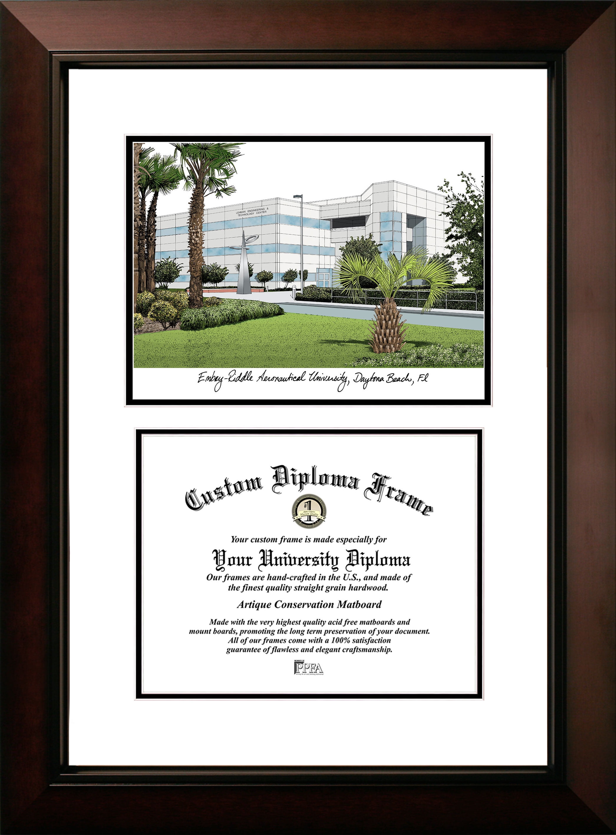 Campusimages FL995LV EmbryRiddle University Legacy Scholar Diploma