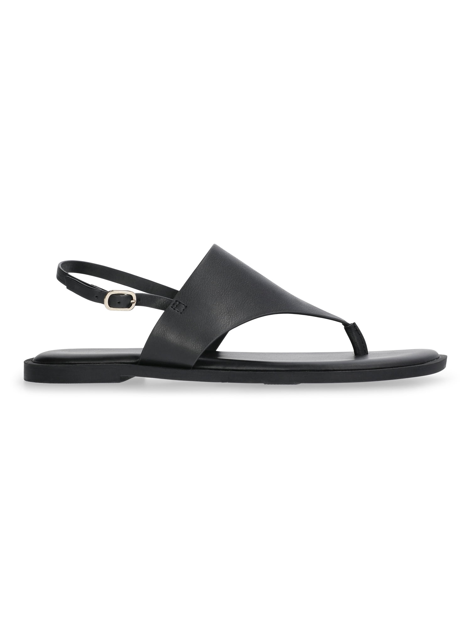 Time and Tru Women's Hooded Faux Leather Thong Sandals