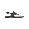 thumbnail image 4 of Time and Tru Women's Hooded Faux Leather Thong Sandals, 4 of 6