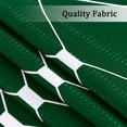 thumbnail image 2 of Emerald Green Shower Curtain for Bathroom, Ombre Waffle Weave Textured Fabric Shower Curtain Liner for Christmas Day, Durable and Machine Washable, 72 x 72 Inches, 2 of 6