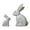 G, variant on HCTSHG Rabbit Garden Statue,Outdoor Standing Bunny Sculpture,Lawn and Garden Decor,Easter Standing Bunny Ornament for Home,Living Room,Bedroom,Light Decoration
