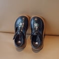 thumbnail image 5 of Mepaouo Toddler Little Girl Mary Jane Dress Shoes Ballet Flats Party School Princess Flower Shoes Black, 5 of 7