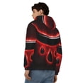 thumbnail image 5 of Lsque The Binding of Isaac for Mens Full-zip Hoodie, Zip-up Pullover Hooded Sweatshirt, Kangaroo Pocket Hoodie Ideal for Daily Wear, Travel, and Home-X-Large, 5 of 8