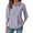 Purple [Mix & Save More] [Summer Savings], variant on Women's Classic Fashion Collar Button Down 3/4 Sleeve Striped Office Shirt Blouse Top, Business Casual Professional Work Attire, Elegant Button Up Shirt for Women | CSEONE,Black L