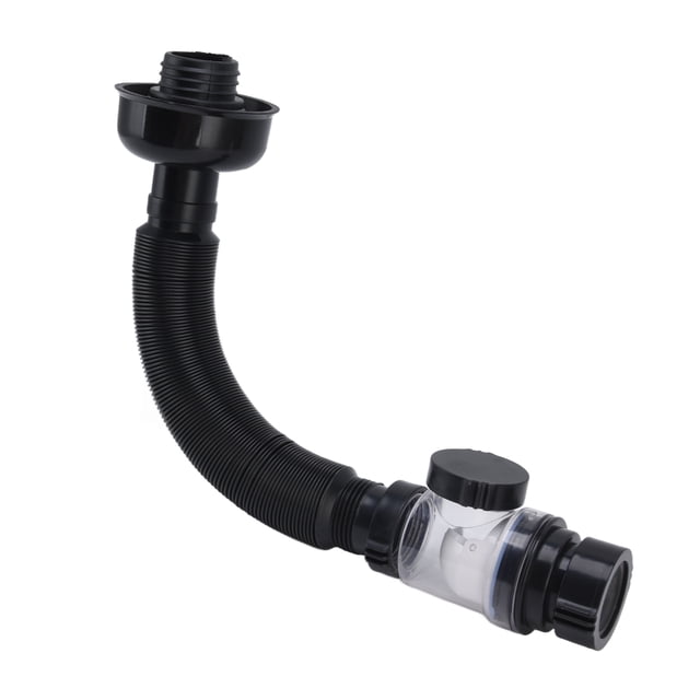 Flexible PVC Basin Drain Pipe Adjustable and Helpful with High Performance for Kitchen Bathroom