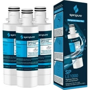 SpiroPure Refrigerator Water Filter Replacement for LG LT1000P, ADQ747935, MDJ64844601, 9980, FL-RF46, ADQ74793501, AQF-LT1000P, GF-1000P, ADQ74793502, WD-LT1000P, 46-9980, PP-LT1000P (3 Pack)