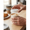 thumbnail image 4 of PS Plastic Lid (White) for 62mm / 4oz Paper Cup (Recyclable) 1000 unit/Pack, 4 of 4
