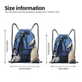 thumbnail image 2 of Goofa The Nightmare Before Christmas Print Drawstring Backpack Bag Sport Gym Sackpack Cinch Bags Drawstring Bags Draw String Sport Bag-Medium, 2 of 6