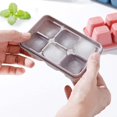 thumbnail image 2 of Bandejas para cubitos de hielo (paquete de 3): mini bandejas con base de silicona de fácil liberación, moldes apilables pequeños para cubitos de hielo con tapa para congelador y cócteles., 2 of 5