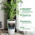 thumbnail image 5 of 21.7" Tall Planter Set of 2, Self-Watering Flower Pots for Indoor and Outdoor Use, Large Planters with Built-In Drainage System and Water Level Monitor, Perfect for Patio, Balcony, Living Room, White, 5 of 9