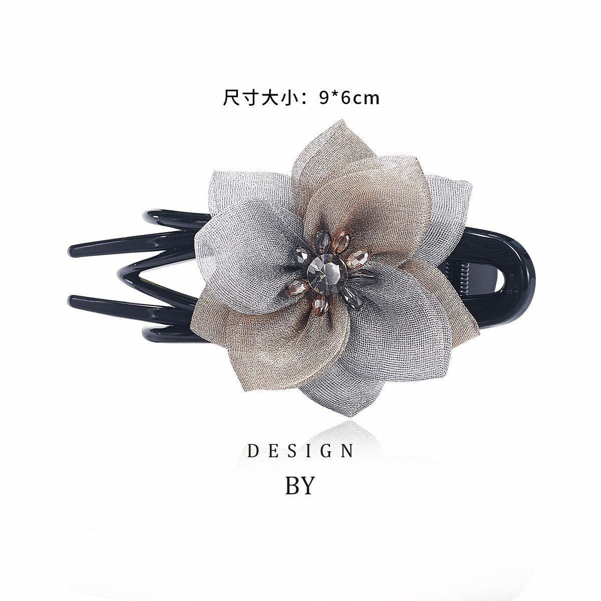 EKE Women’s Hair Clip Vintage Retro Back-Wear Elegant Hair Accessory with Fashion Texture