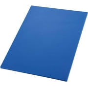 Winco Polyethylene Cutting Board, 1/2"H x 12"W x 18"D, Blue
