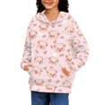 thumbnail image 2 of DISNIMO Pig Daisy Hoodies for Girls 6-7 Years Old Pink Pullover Hoodie Kids Sweatshirt with Hood Boys and Girls Matching Hoodies with Pockets for Girls Long Sleeve Sweatshirts Graphic, 2 of 7