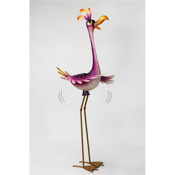 MDR Trading Inc. AI-GG9613_Q01 Wacky Purple Flamingo Statue