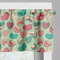 thumbnail image 5 of Ambesonne Hearts Valance & Curtain, Colorful Love Cheers, 55"x24", Multicolor, 5 of 6
