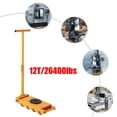 thumbnail image 2 of 12T Machine Skate Heavy Duty Machine Dolly Skate for Industrial Moving Equipment, 2 of 23