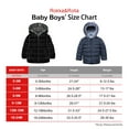 thumbnail image 2 of Rokka&Rolla Baby Boys' Fleece Lined Puffer Jacket Winter Coat for Infant Toddler, sizes 6-24 Months, 2 of 7