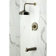 thumbnail image 2 of Kingston Brass KB6333AL Revival Single-Handle Pressure Balanced Tub and Shower Faucet, Antique Brass, 2 of 7