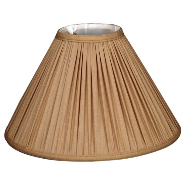 Royal Designs 18" Coolie Empire Gather Pleat Lamp Shade Beige Walmart