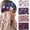 Xmas C, variant on Wide Headbands Knotted Turban Fall Headband Elastic Nonslip Christmas Hairbands Workout Wraps Yoga Running Hair Scarfs Holiday Festivel Hair Accessories for Women 4 count (Turkey D)