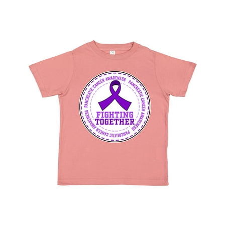 

Inktastic Fighting Together- Pancreatic Cancer Awareness Gift Toddler Boy or Toddler Girl T-Shirt