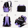 thumbnail image 3 of Polyester Casual Backpack for Middle and High School Students, Lightweight School Bookbag with Ergonomic Straps, Waterproof Durable Daypack with Multiple Compartments for Organized Storage, 3 of 8