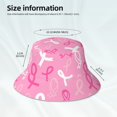 thumbnail image 3 of Fotbe Breast Cancer Awareness (3) Sombrero Tipo Pescador con Estampado – Sombrero de Sol de Algodón de Moda para Playa, Golf, Pesca, 3 of 6