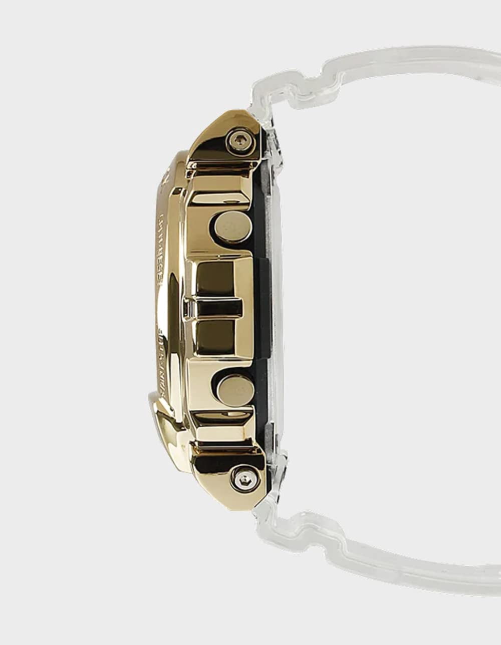 Casio G-Shock Metal Covered GOLD Clear Semi-Transparent Watch GM-6900SG-9, GM6900SG