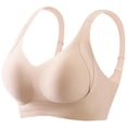 thumbnail image 2 of Lixiuxyad Everyday Bras Seamless Full Coverage Bra For Supportive Comfort Underwire Lift Side Smoothing,Beige, 2 of 6