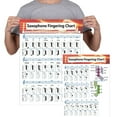 thumbnail image 3 of Saxophone Fingering Chord Chart Musical Beginner Instrument Practice Accessories, 3 of 6