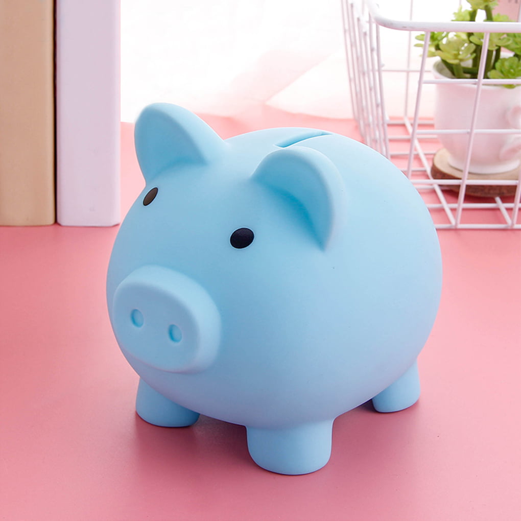 Piggy Bank Saving Money Box Pot Multicolor Coins Cash Storage Children Gift FM 