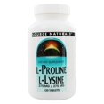 thumbnail image 1 of Source Naturals - L-Proline L-Lysine 275 mg. / 275 mg. - 120 Tablets, 1 of 3
