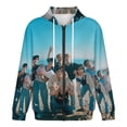 thumbnail image 4 of Stray Kids Zip Up Hoodie Pullover Hooded Long Sleeve Sweatshirts Tops Blouse with Pocket for Mens Womens, 4 of 8