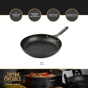 Thyme & Table 12 Fry Pan Non-Stick - Black, Supreme