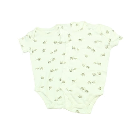 

Pre-owned Moon And Back Unisex Ivory | Gray Onesie size: 3-6 Months