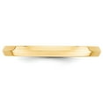 thumbnail image 3 of Solid 14k Yellow Gold 2.5mm Knife Edge Comfort Fit Plain Classic Wedding Band Ring Size 4, 3 of 5
