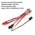 thumbnail image 2 of ESC, ESC cepillado bidireccional 30A para barco de Control remoto de coche con freno sin freno conmu Romacci  30A, 2 of 7