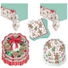 Pioneer Woman Gingerbread Christmas Party Tableware Kit for 16