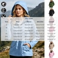 thumbnail image 3 of Lnmiateer Women Outdoor Waterproof Windbreaker Hooded Rain Parka Removable Hood Lightweight Full Zip Jacket With Pockets, 3 of 9