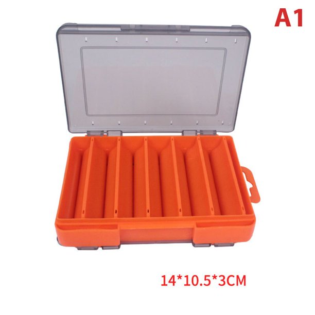 Double Sided Plastic Bait Jig Storage Box Reversible Lure Case Room High Strength Fishing Tackle Accessory Boxes He Qiyong unisex