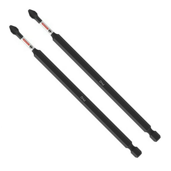 Bosch 2 Pack of Impact Tough 6 Inch Phillips -2 Power Bit - ITPH2601-2PK