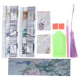 thumbnail image 2 of Diamond Painting Bookmark,Animal Pattern Diamond Painting Rhinestones Bookmark DIY Beaded Bookmark Breakthrough Technology, 2 of 8