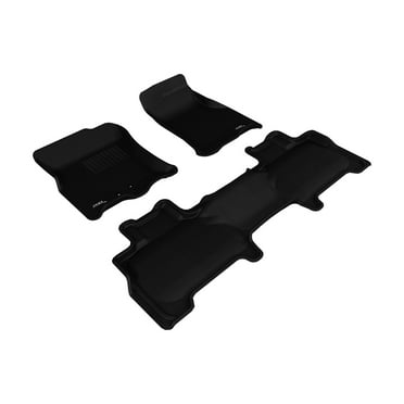 3D MAXpider KAGU Floor Mat (BLACK) compatible with LINCOLN NAVIGATOR 2011-2017 - Full Set