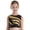 Gold, variant on Kids Girls Active Shirts Sleeveless Rhinestones Metallic Dance Sports Tank Crop Tops 6-16