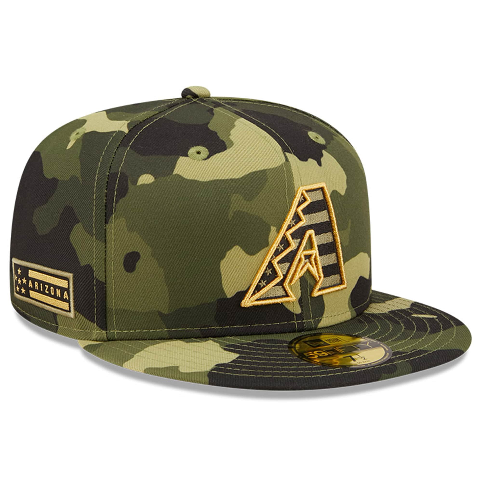 Men's New Era Camo Miami Marlins Flame 