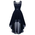 thumbnail image 2 of Vestido de cóctel de mujer con corte salmonete, vestidos de noche, vestidos elegantes de fiesta, 2 of 5