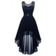 thumbnail image 2 of Vestido de cóctel de mujer con corte salmonete, vestidos de noche, vestidos elegantes de fiesta, 2 of 5