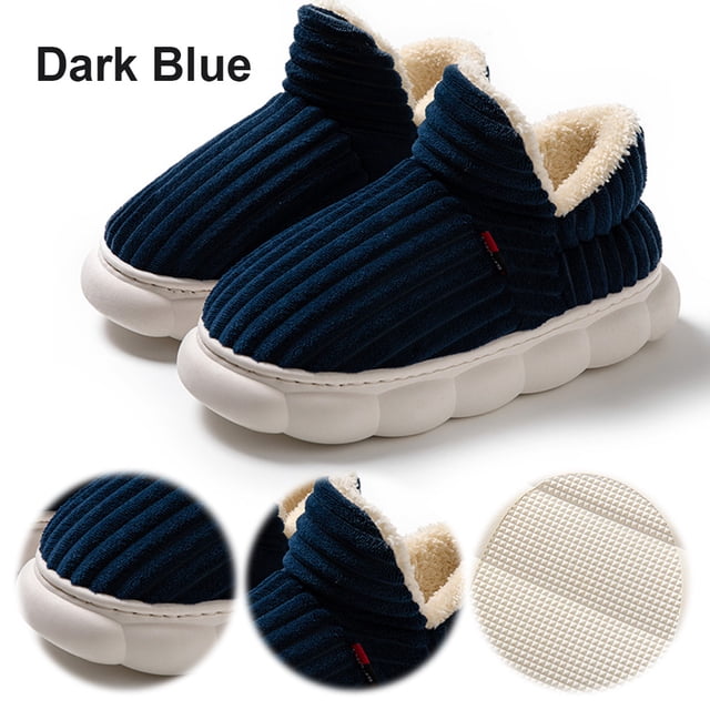 Slipper Booties Slippers Cloud para Mujeres Women Winter Cozy Plush Warm Home Shoes