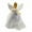 Silver, variant on Christmas Wing Standing Angel Doll Hanging Pendant for Christmas Tree Home Decor