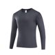 thumbnail image 5 of pstuiky camisas de manga larga para hombre, Camiseta informal de manga larga con cuello redondo para hombre, color liso, transpirable, para correr y hacer ejercicio Tops casuales para hombres xxl, 5 of 8